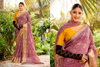 Ganga 112 By 5d Designer Simmer Chiffon Saree Exporters In India